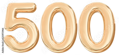 3d golden number 500