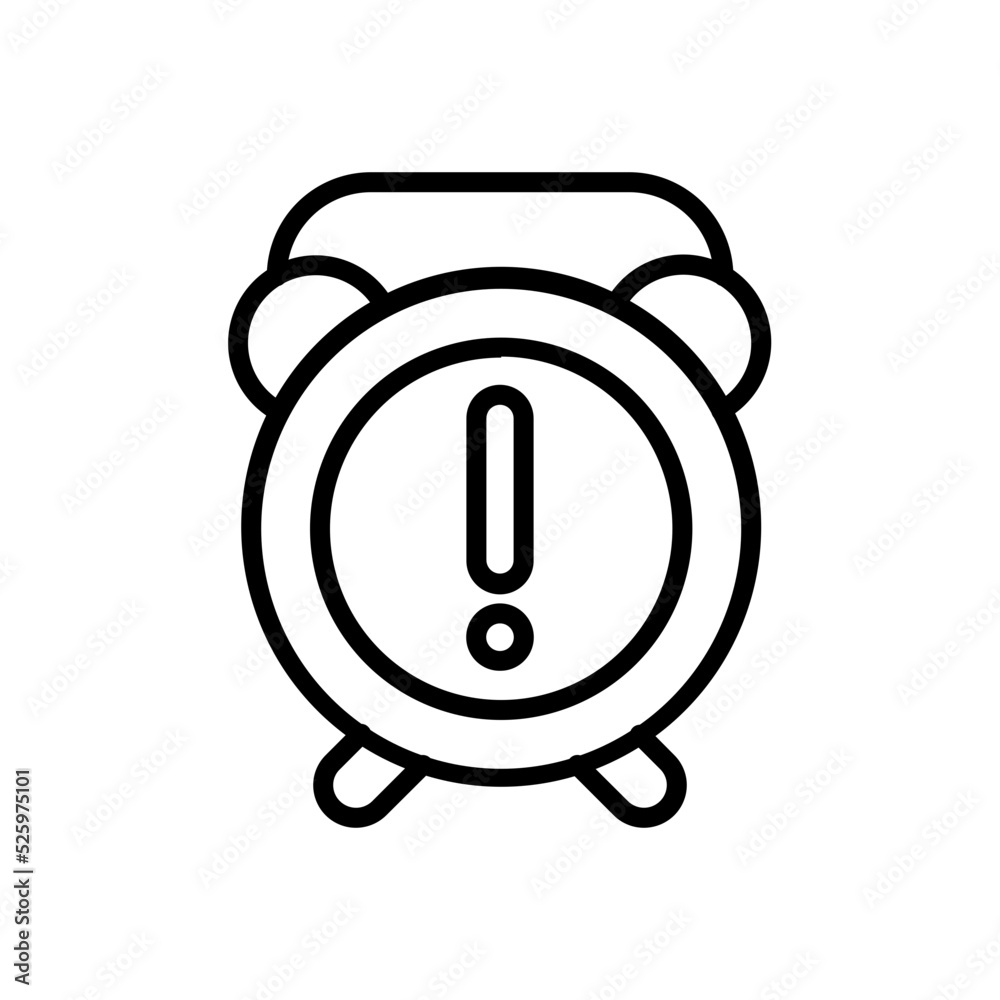Alarm Exclamation Icon Alarm Exclamation Icon