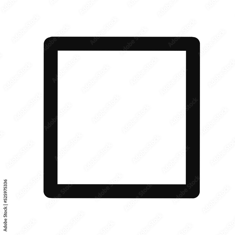 Black square frame element with line border png. Black square frame element with line border png.