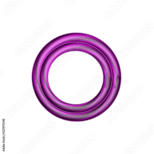 abstract circular purple plum color frame 3d modern
