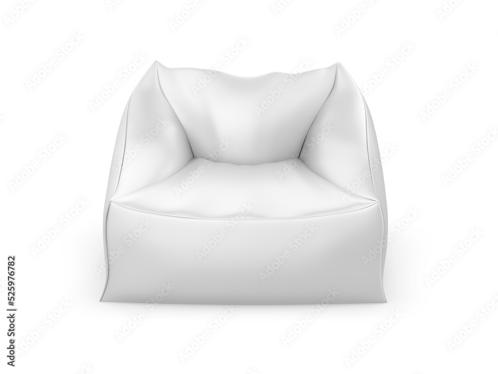 Blank bean bag for branding and mock up. 3d render illustration. Stock ...