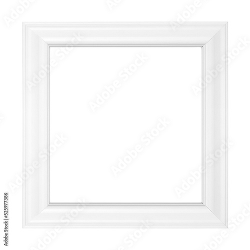 PNG. White Picture frame.