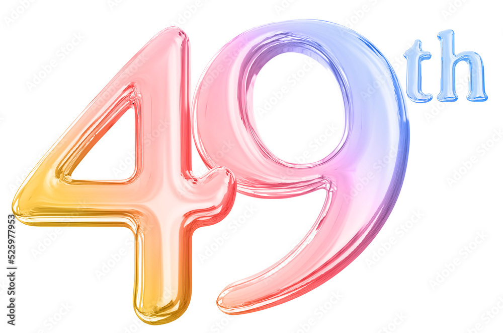 49th years anniversary number gradient 49th years anniversary number gradient