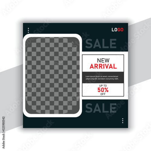Fashion sale and New Arrival sale post template