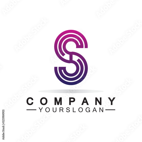 S Logo. Letter S logo icon design template