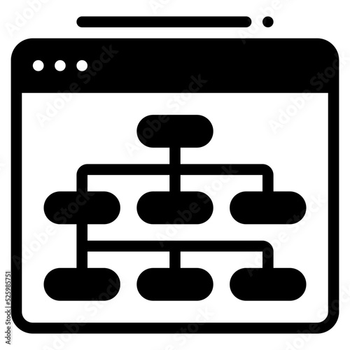 sitemap Outline icon