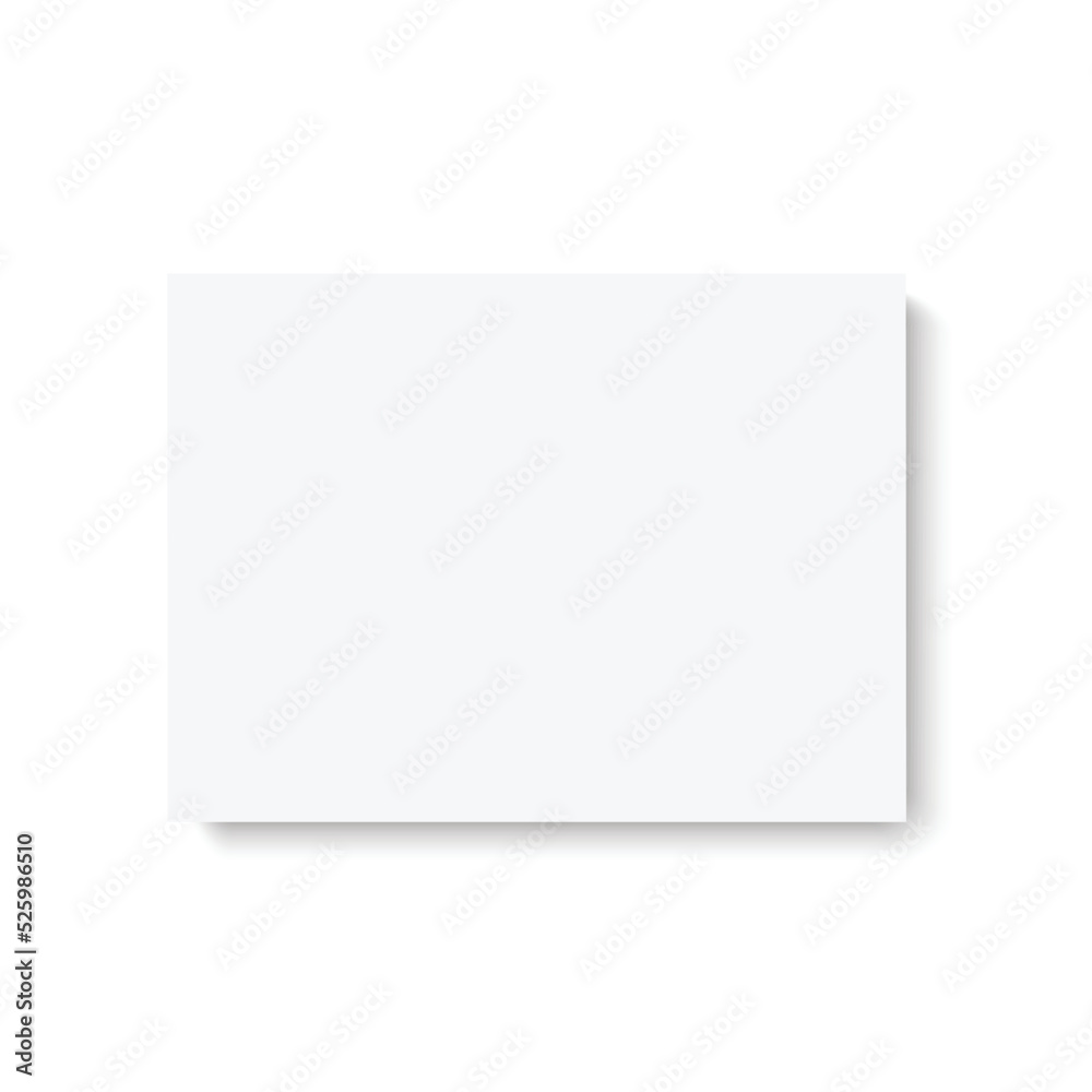 Blank A4 sheet of white paper with the shadow for your design. Vector Blank A4 sheet of white paper with the shadow for your design. Vector