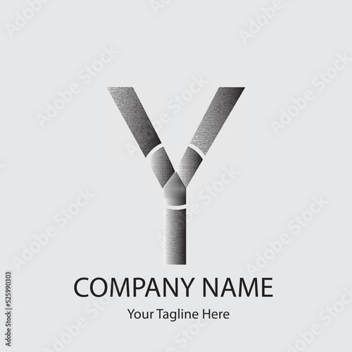 Y Letter Logo Style Unique Logo monogram Logo book Logo invite Logo love Logo 