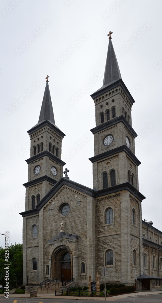 Historical Church in Downtown St. Paul, the Capital City of Minnesota
