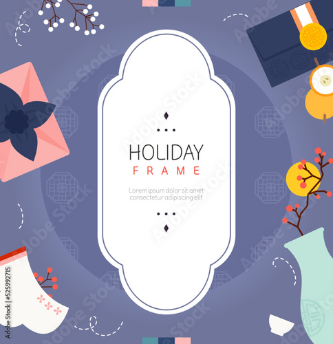 Easy-to-use holiday Chuseok frame 
