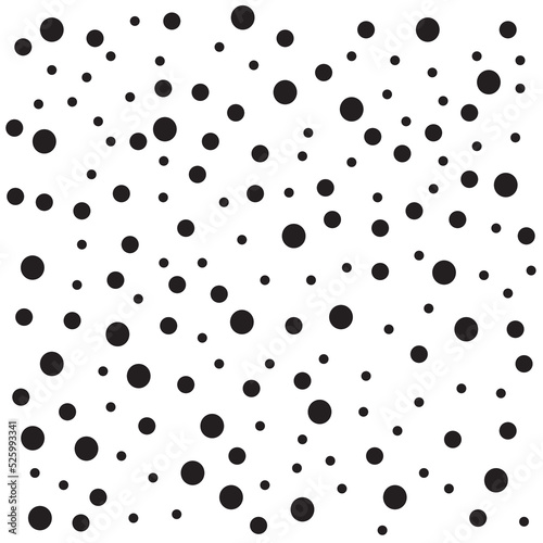 Vector illustration with simple dot pattern