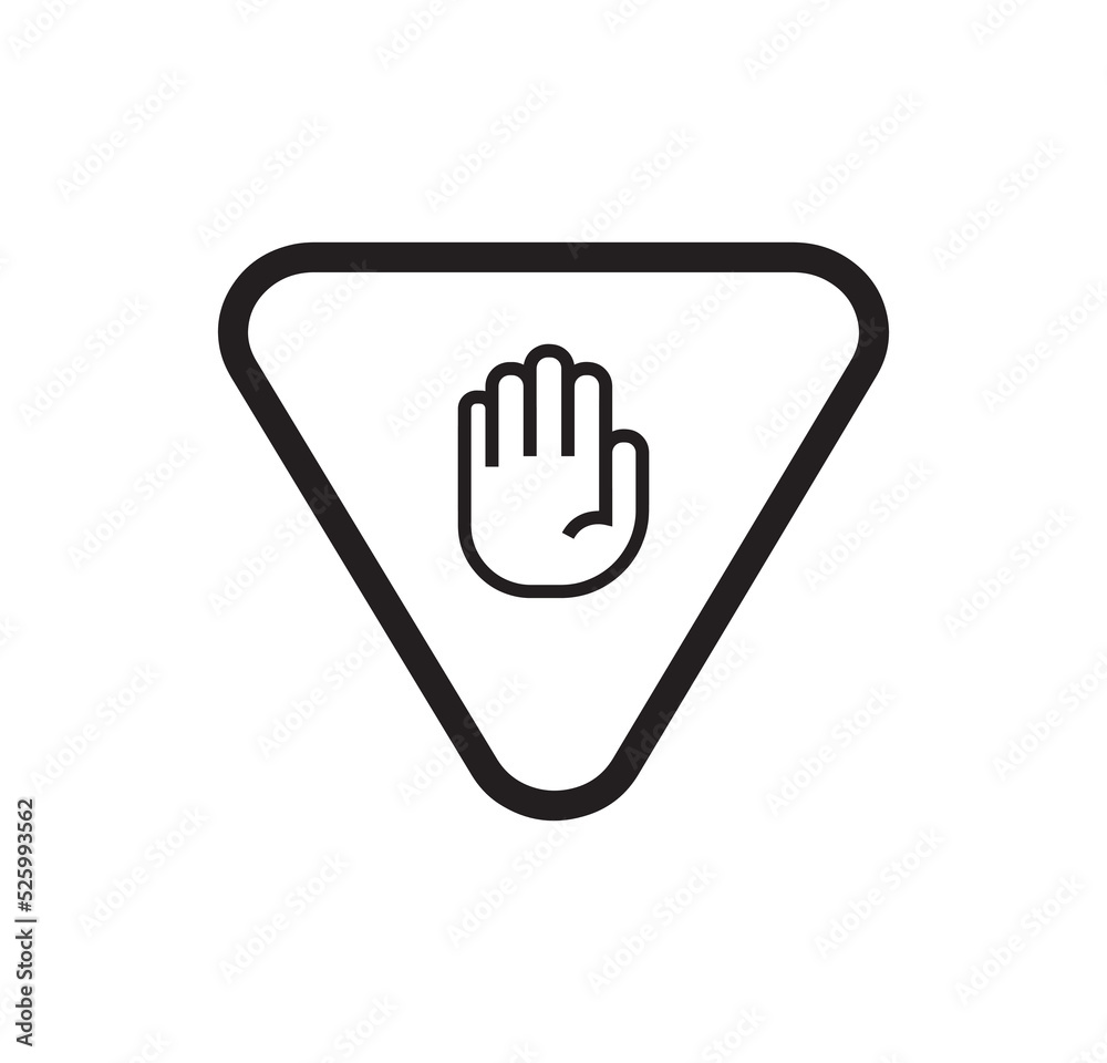 hand holding stop sign hand holding stop sign