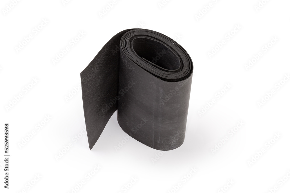 Wide rubber hemostatic bandage on a white background Wide rubber hemostatic bandage on a white background