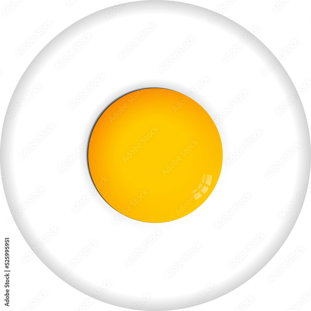 fried egg with transparent background fried egg with transparent background