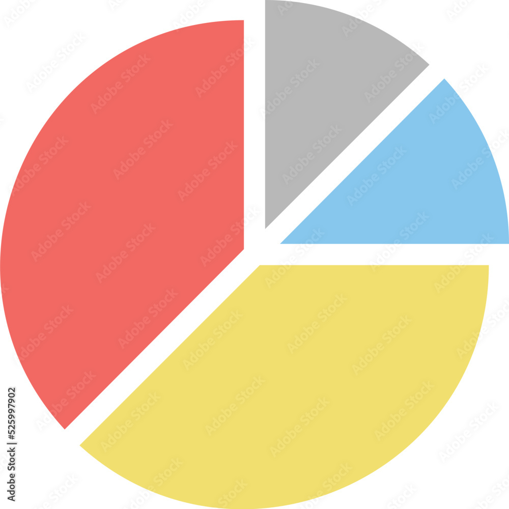 Pie Chart Vector Icon Pie Chart Vector Icon
