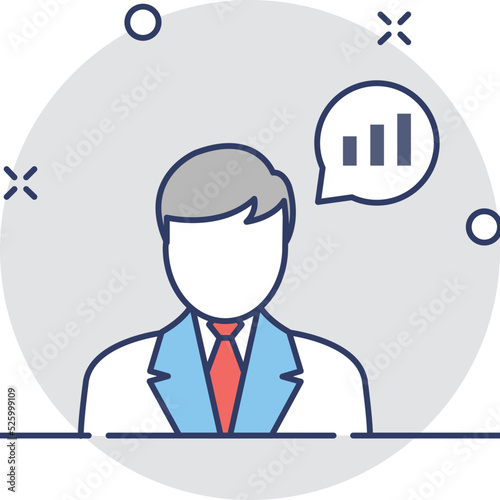 Analyst Vector Icon