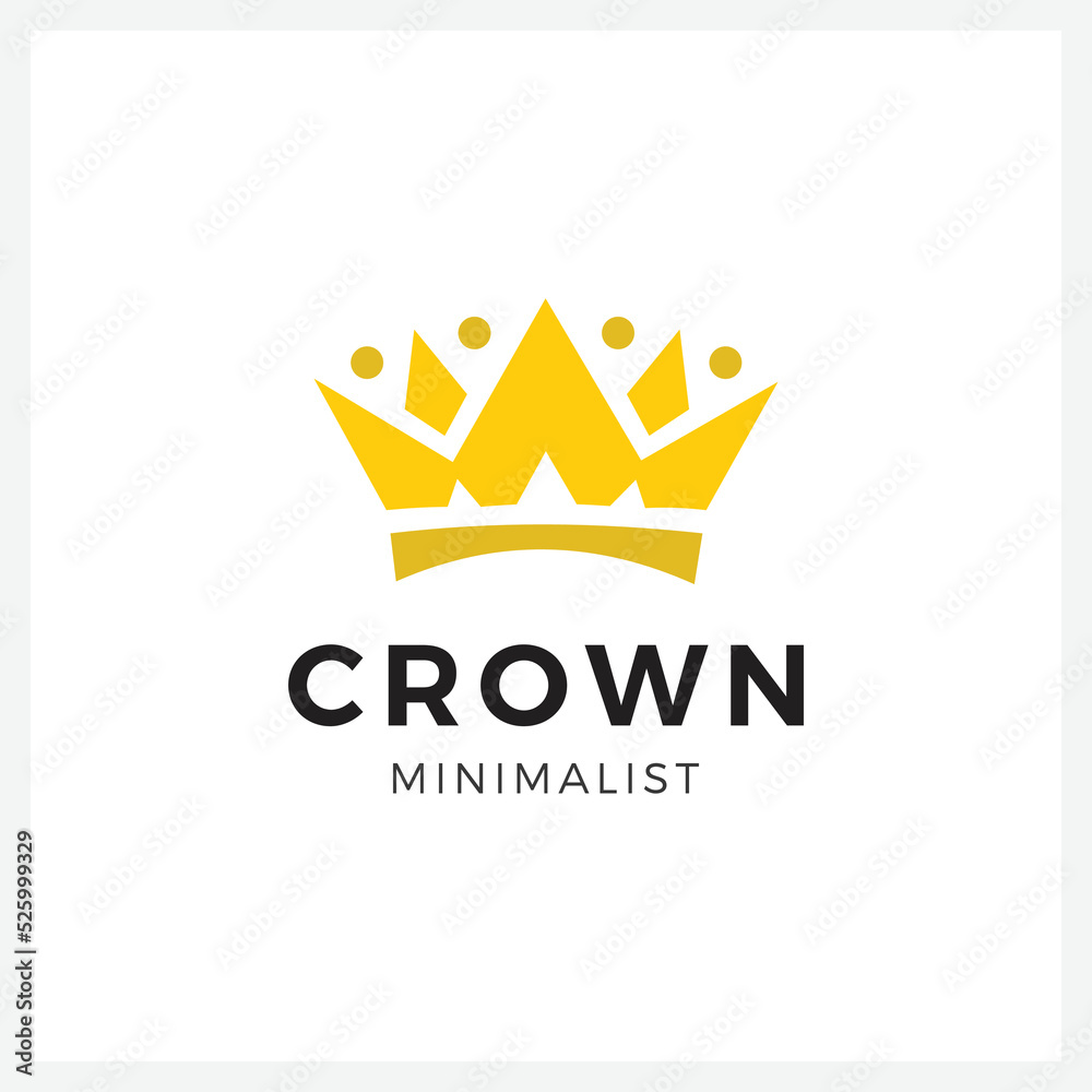Crown Logo and symbol template illustration icon modern and minimalist
Crown Logo and symbol template illustration icon modern and minimalist