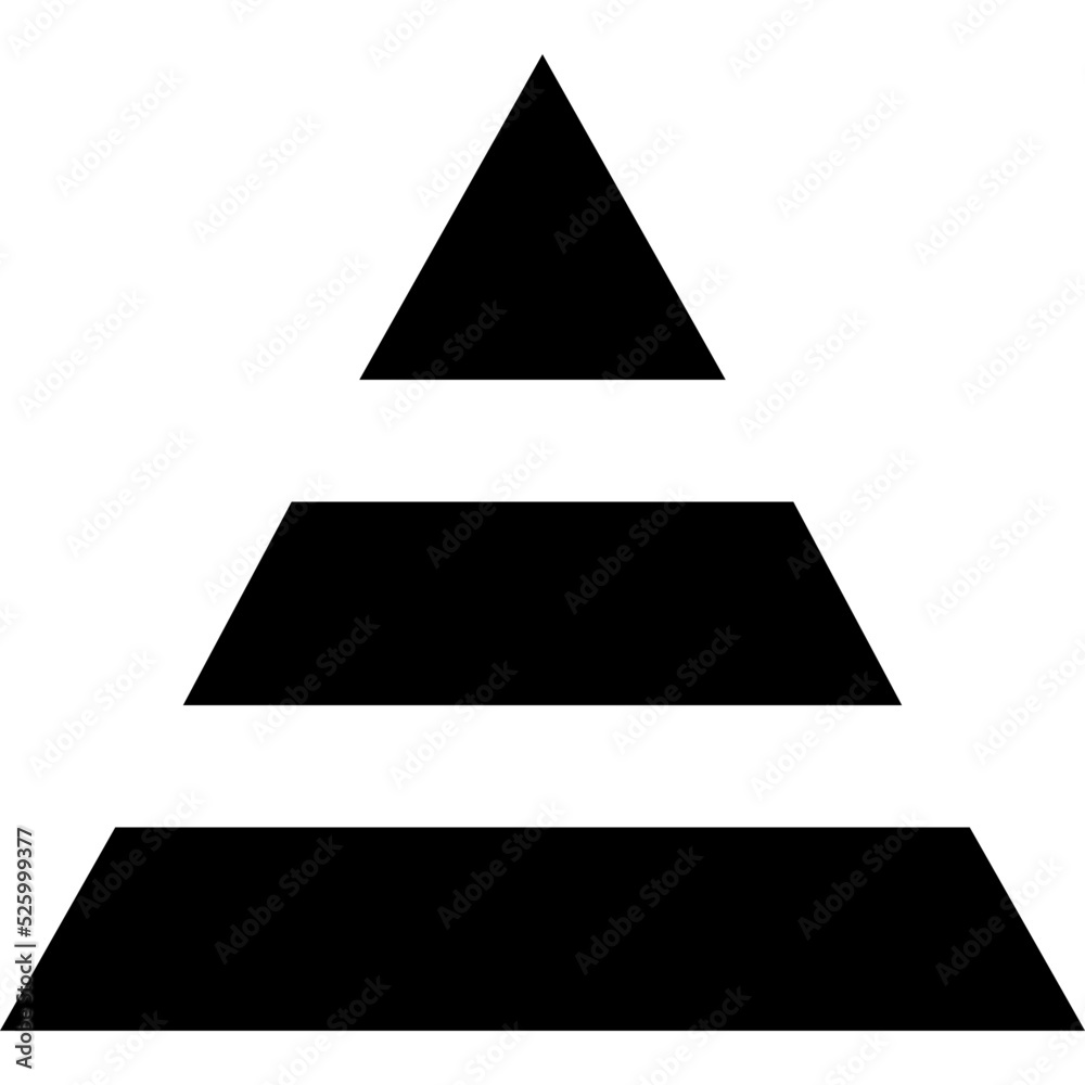 Pyramid Vector Icon Pyramid Vector Icon