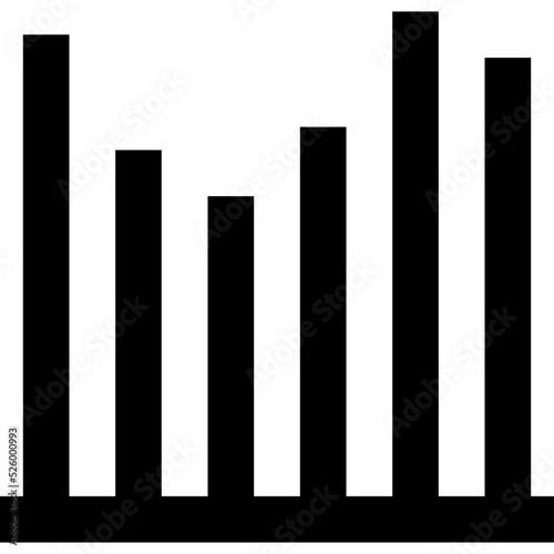 Bar Graph Vector Icon