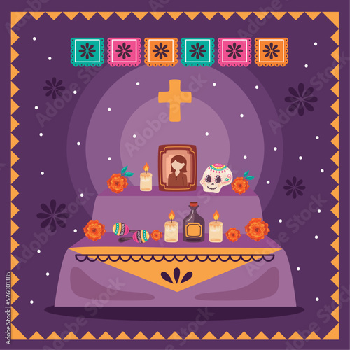dia de los muertos altar