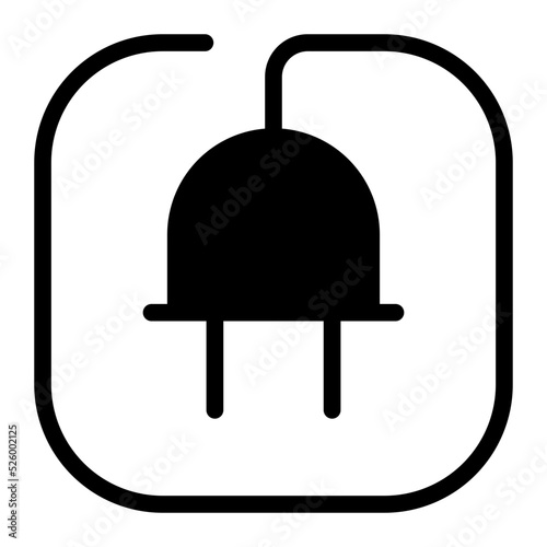 adapter glyph icon