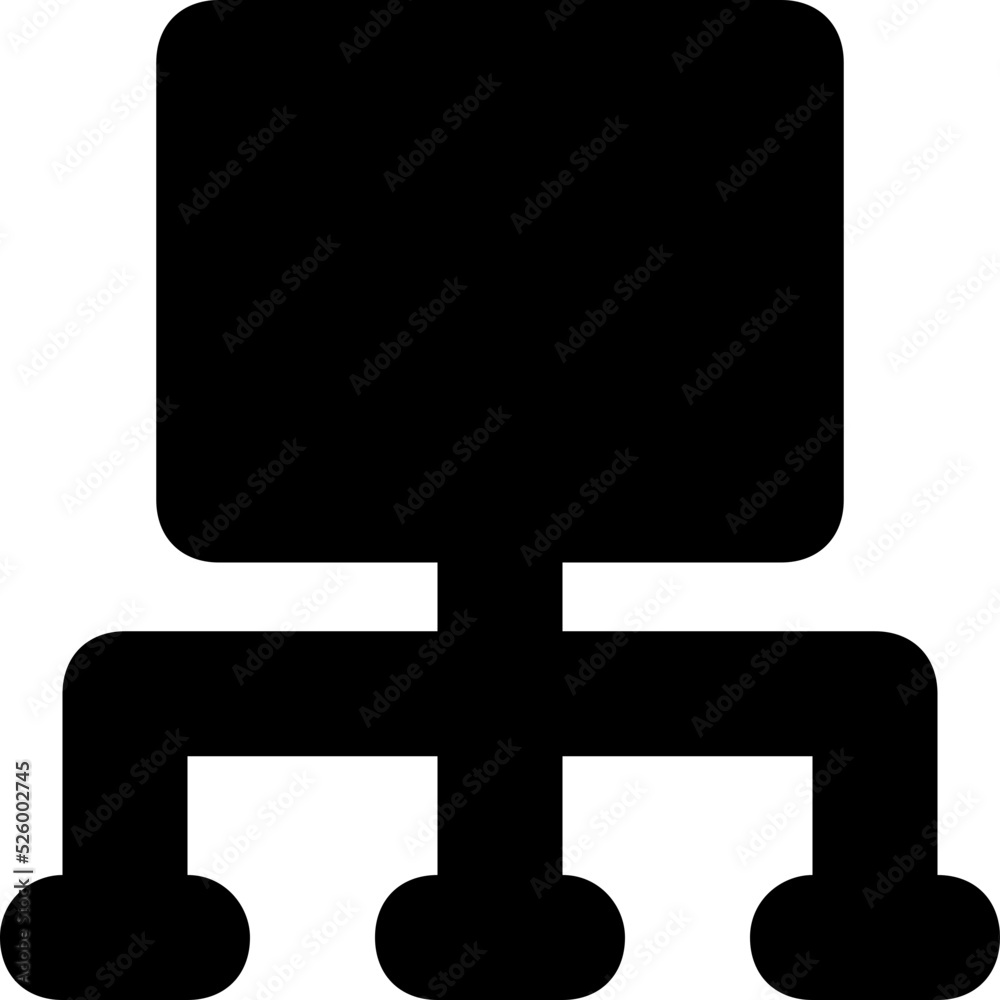 Network Hierarchy Vector Icon Network Hierarchy Vector Icon