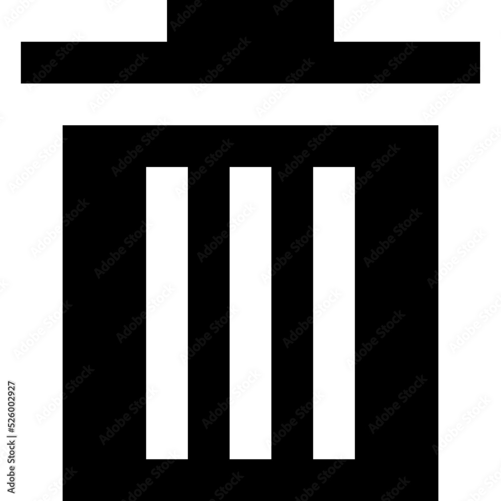 Dustbin Vector Icon Dustbin Vector Icon
