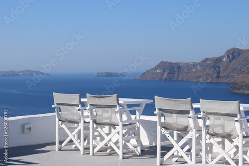 Cafe auf Santorini