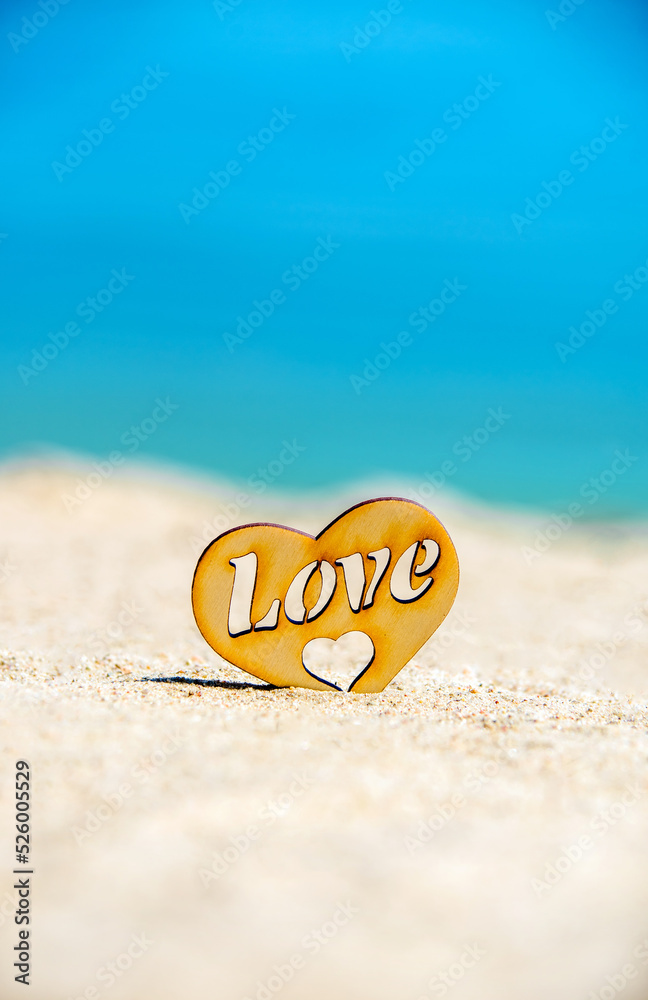 romantic symbol of heart on the beach
romantic symbol of heart on the beach