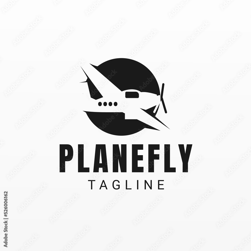 Plane Logo Design Vector