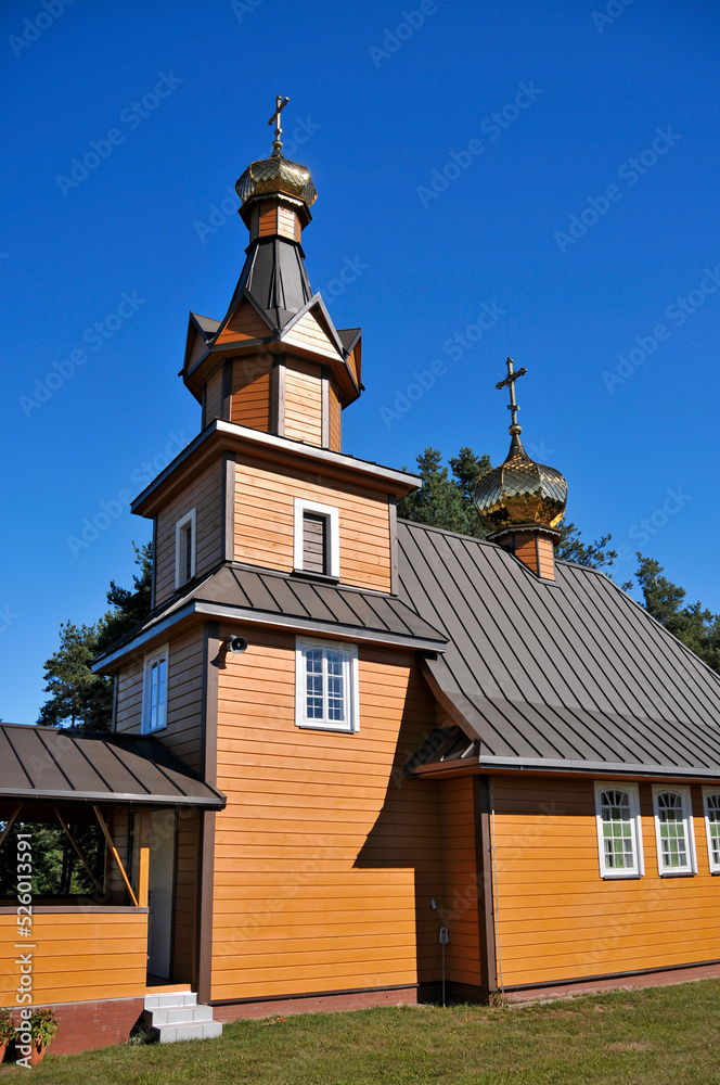 Orthodox church of the Assumption. Orzeszkowo, Podlaskie Voivodeship, Poland. Orthodox church of the Assumption. Orzeszkowo, Podlaskie Voivodeship, Poland.