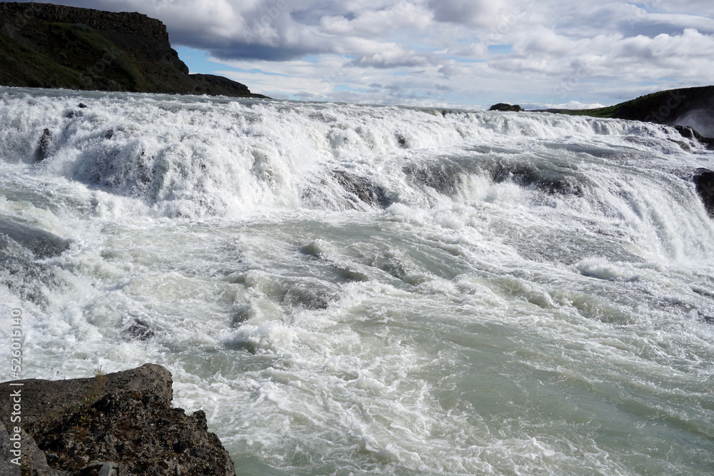 Gullfoss waterfall in Iceland