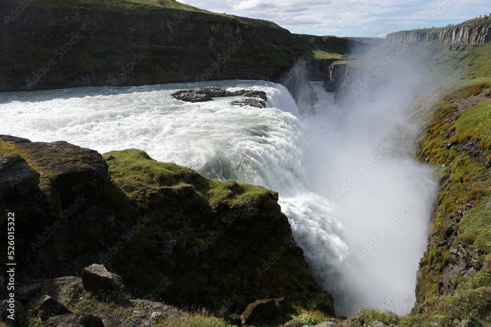 Gullfoss waterfall in Iceland Gullfoss waterfall in Iceland