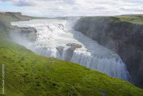 Gullfoss waterfall in Iceland