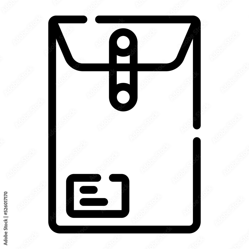 dossier line icon