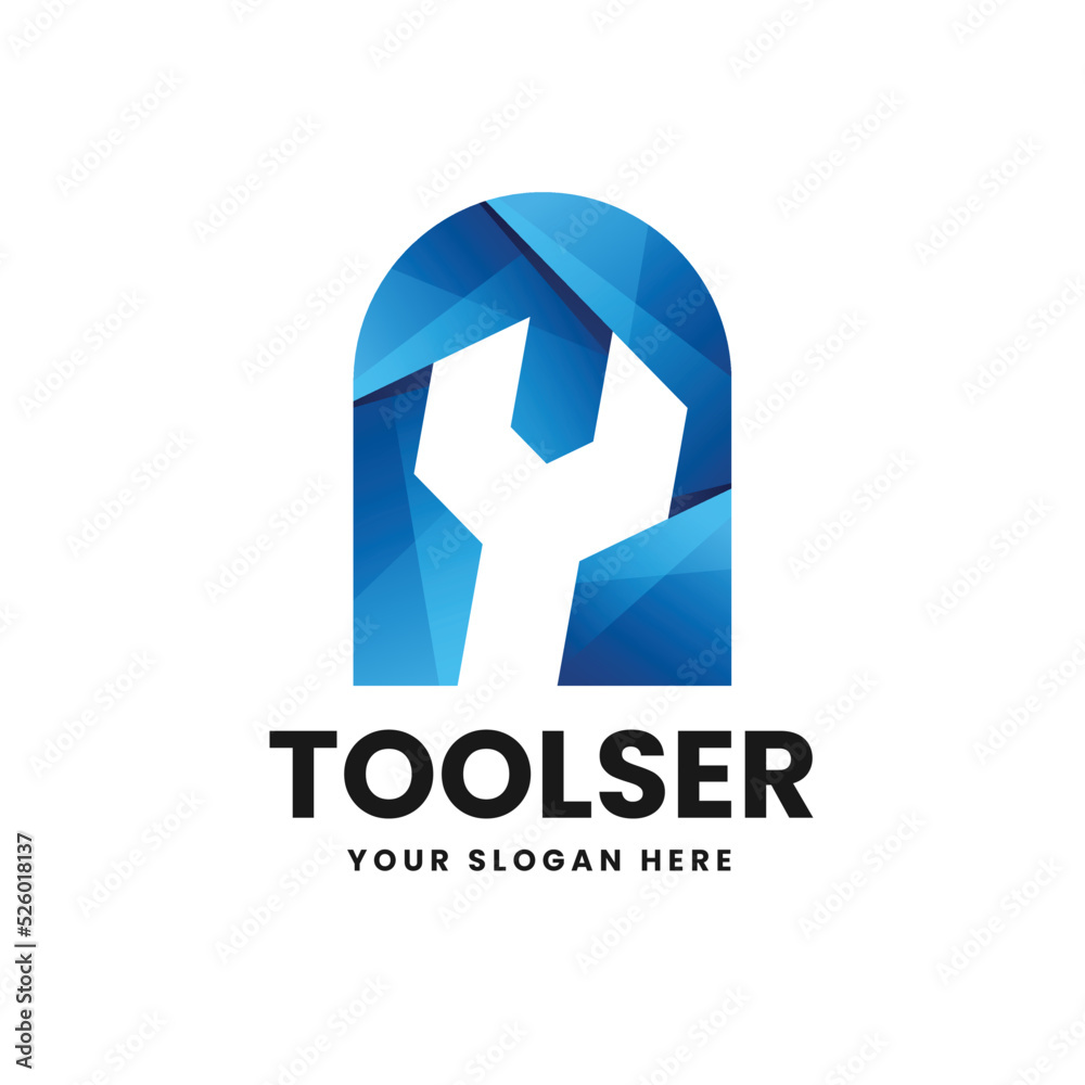 Tools Industrial Gradient Logo Tools Industrial Gradient Logo