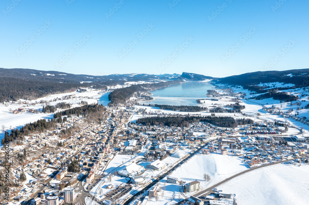 Fototapeta premium La Vallée de Joux en hiver 2/3