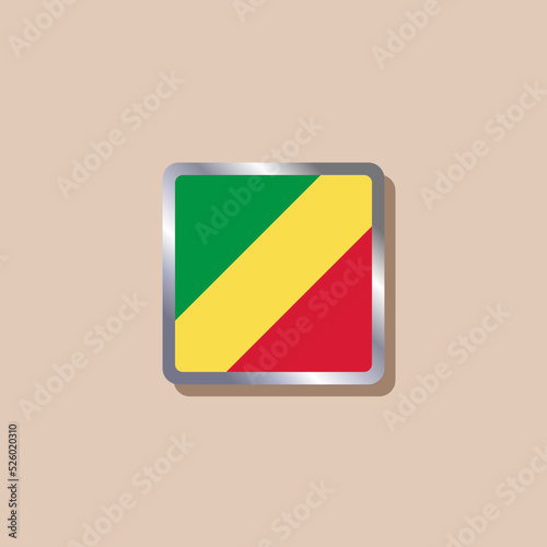 Illustration of Congo flag Template Free Download Illustration of Congo flag Template - GFXLoad