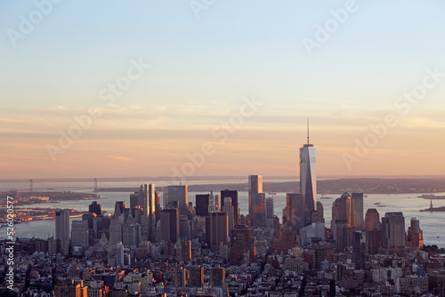 Manhattan seen from Empire State Building, New York City, USA