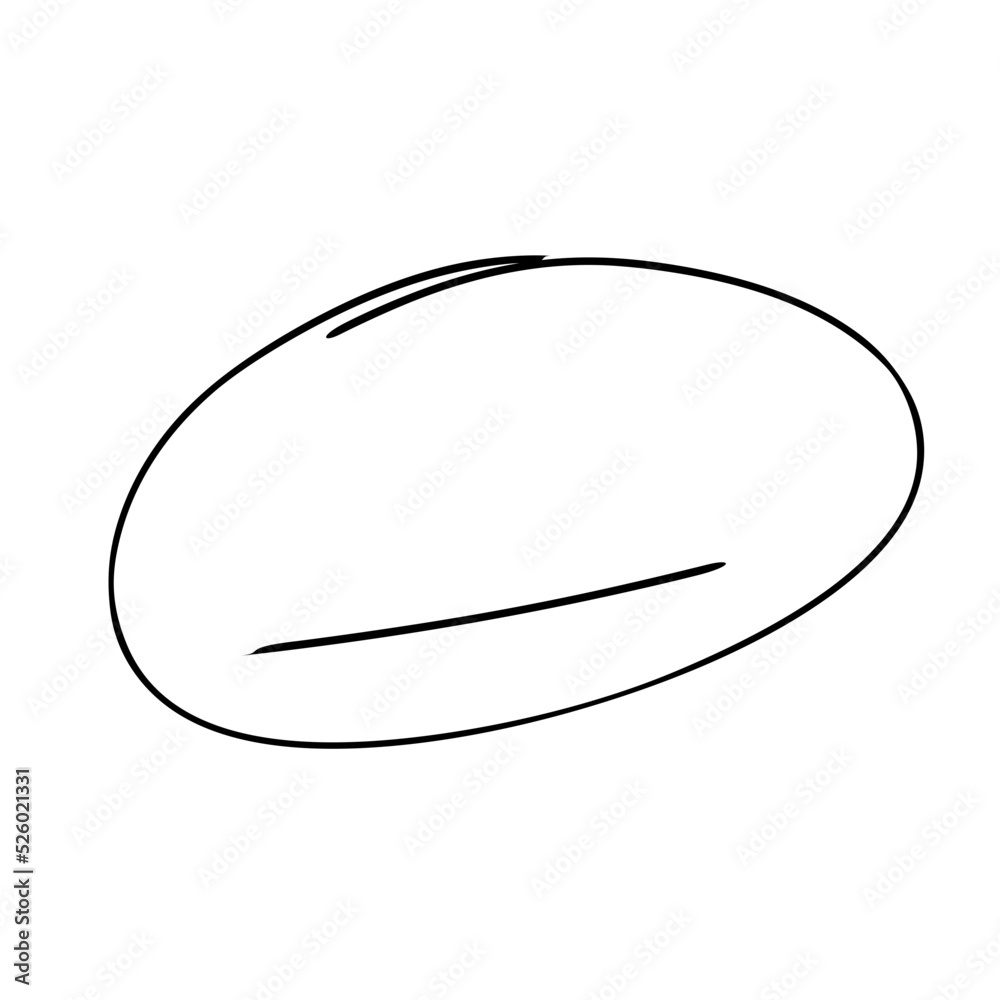 Hand drawn circle line points Hand drawn circle line points