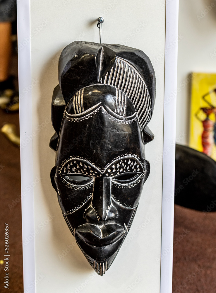 african black mask ritual closeup Stock Photo | Adobe Stock