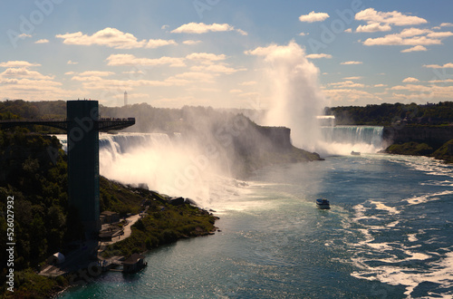 Fototapeta Naklejka Na Ścianę i Meble -  The observer tower at Niagara Falls, New York, USA