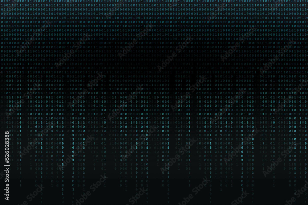 Binary code abstract technology. Wallpaper of binay data falling from top. Lost data. Safe digital data concept. Binary code abstract technology. Wallpaper of binay data falling from top. Lost data. Safe digital data concept.