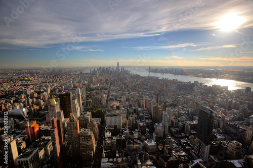 Manhattan seen from Empire State Building, New York City, USA © Massimo Pizzotti