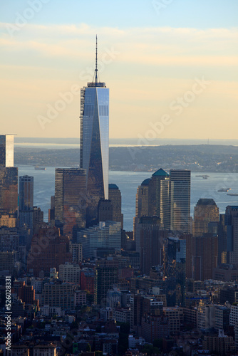 Manhattan seen from Empire State Building, New York City, USA