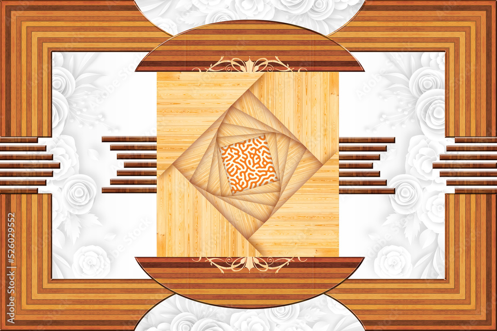 3D Ceiling wallpaper | Ceiling wallpaper illustration | Roof 3d