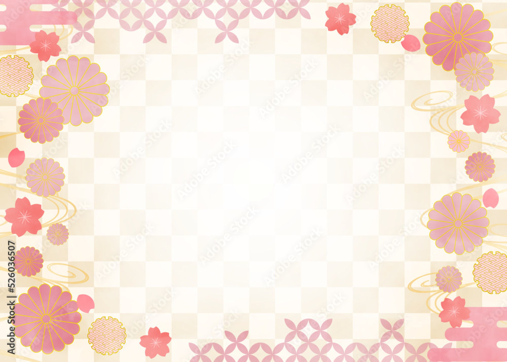 和風　背景　かわいい　