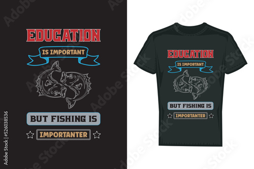Education is important typography t shirt design