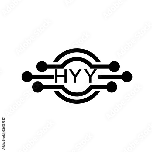 HYY letter logo. HYY best white background vector image. HYY Monogram logo design for entrepreneur and business.	
 photo