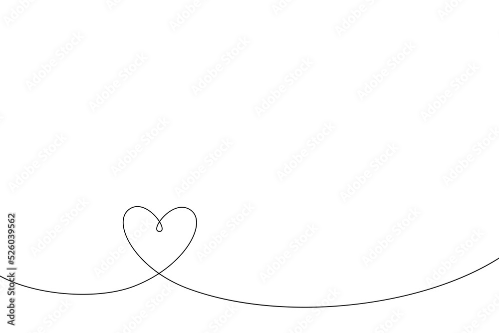Abstract background. Heart, love symbol. Continuous line art. Hand drawn vector illustration. Abstract background. Heart, love symbol. Continuous line art. Hand drawn vector illustration.